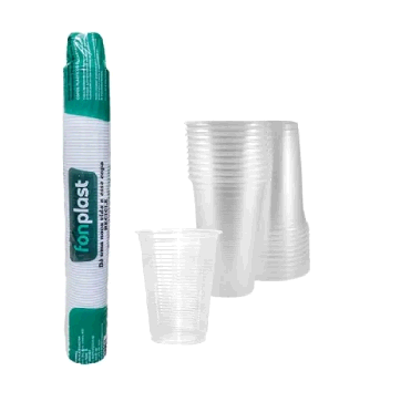 Copo 180ml Fonplast - Caixa 25 blisters