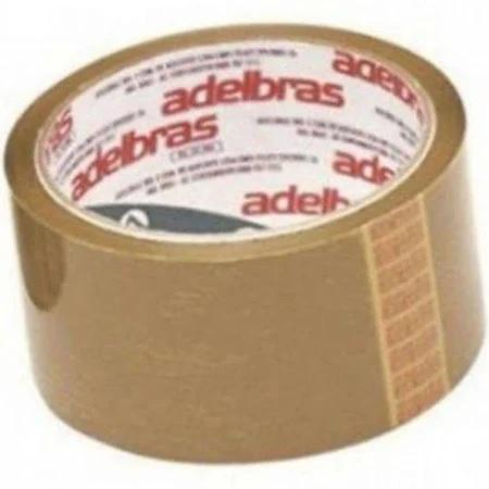 Fita Adesiva Adelbras Qualitape M 48mm x 45m Marrom