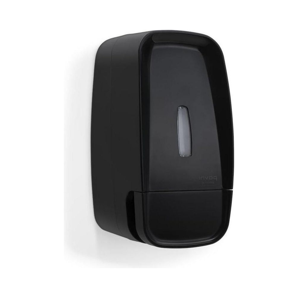 Dispenser para Sabonete L&iacute;quido com Reservat&oacute;rio Premisse Invoq Preta 600ml Unit&aacute;ria