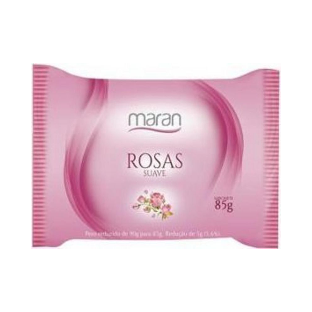 Sabonete em Barra Maran Rosas Suave 85g Unit&aacute;rio
