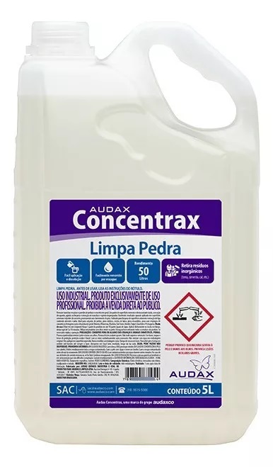 Limpa Pedra Concentrax Audax 5 Litros