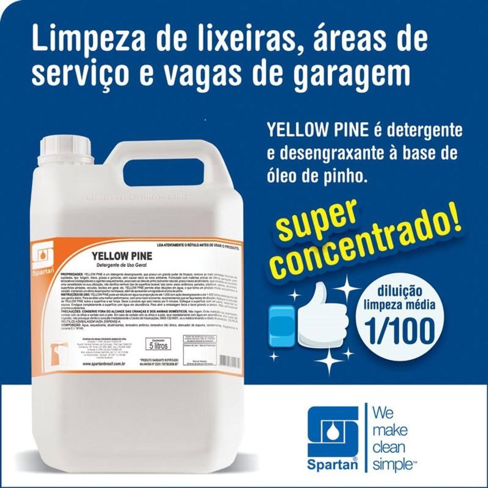 Detergente de Uso Geral Concentrado Yellow Pine 5 litros