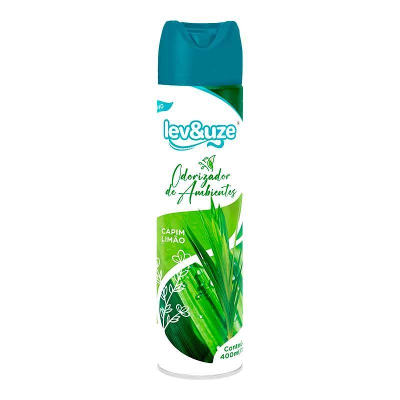 Odorizador de Ambientes Levuse Capim Lim&atilde;o 400ml Unit&aacute;rio