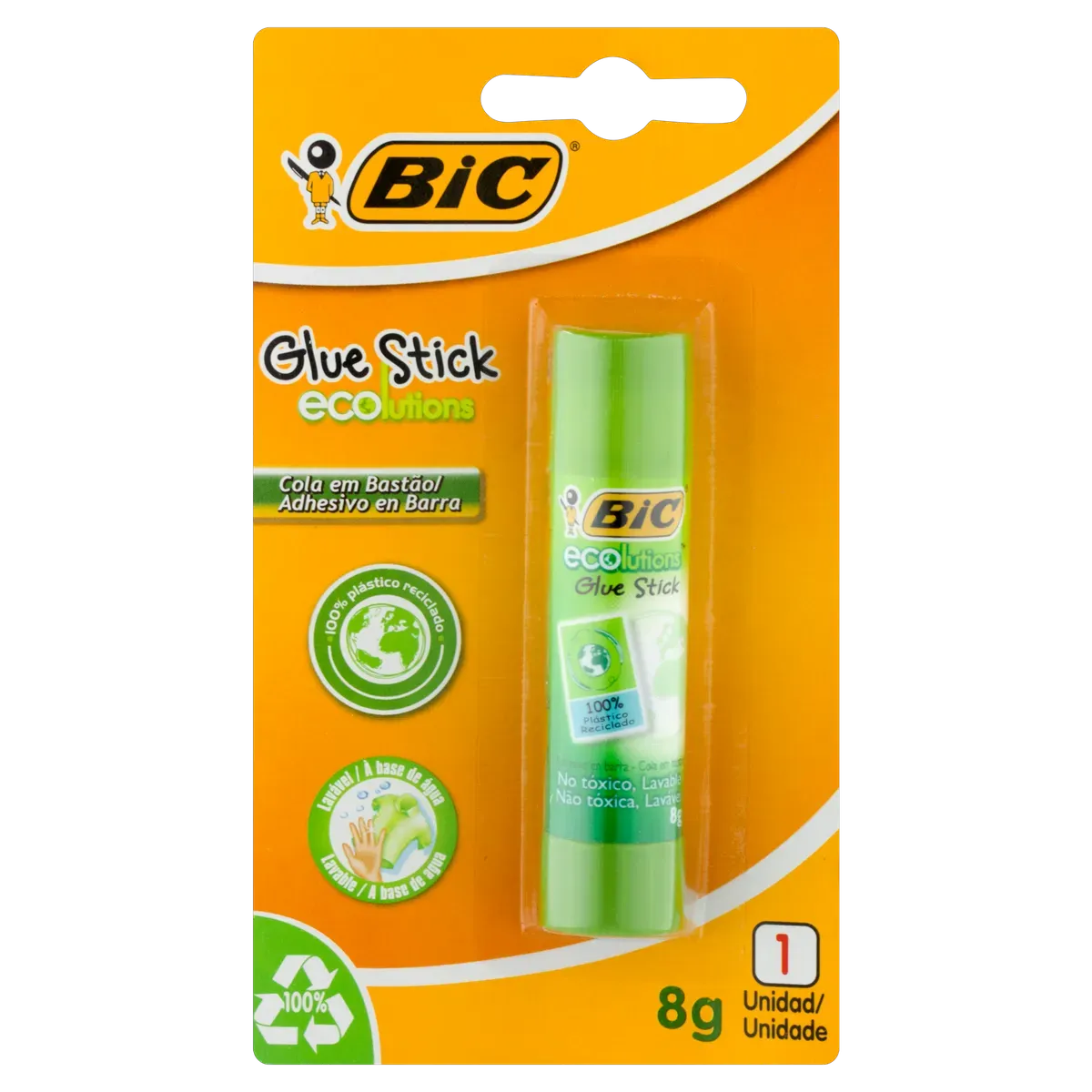 Cola Bast&atilde;o 8g BIC Unit&aacute;ria