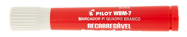 Pincel Marcador para Quadro Branco Pilot com Refil Vermelho