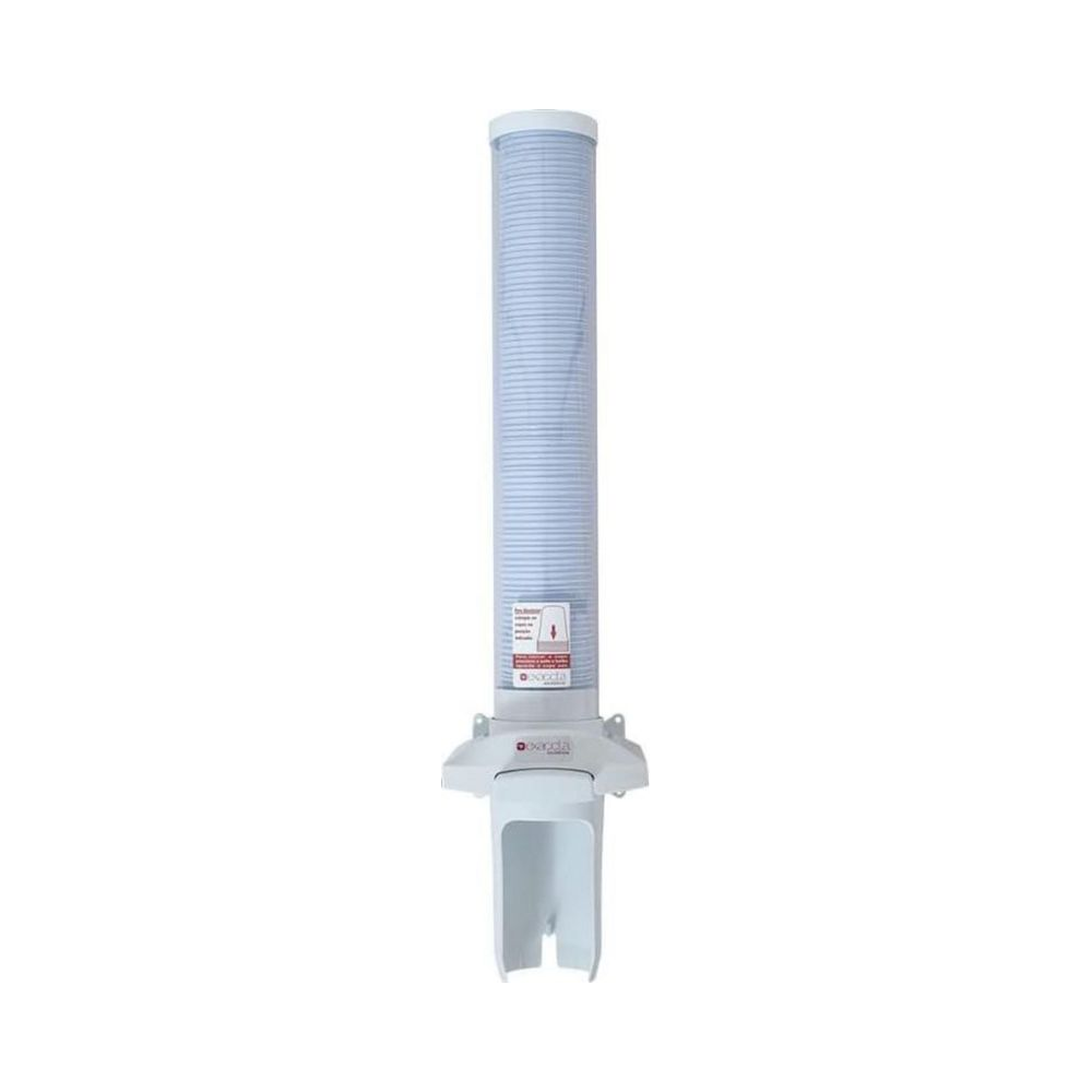 Dispenser para Copo &Aacute;gua Poupa Copo Exaccta Branco EDPCA002M
