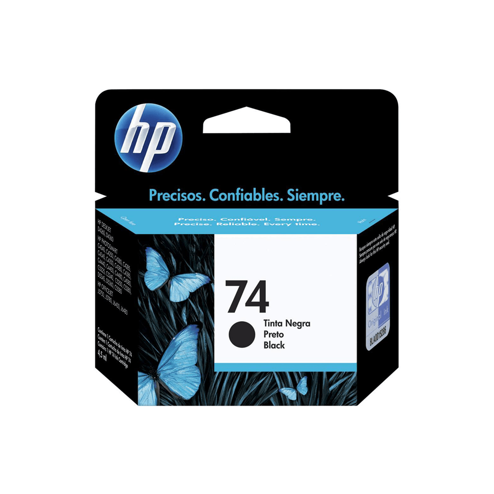 Cartucho HP 74 Preto Unit&aacute;rio