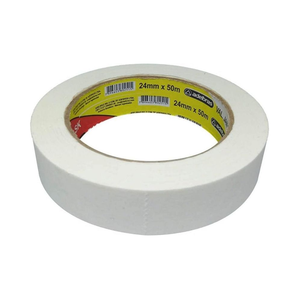 Fita Crepe Adelbras 24mm x 50m Unit&aacute;rio