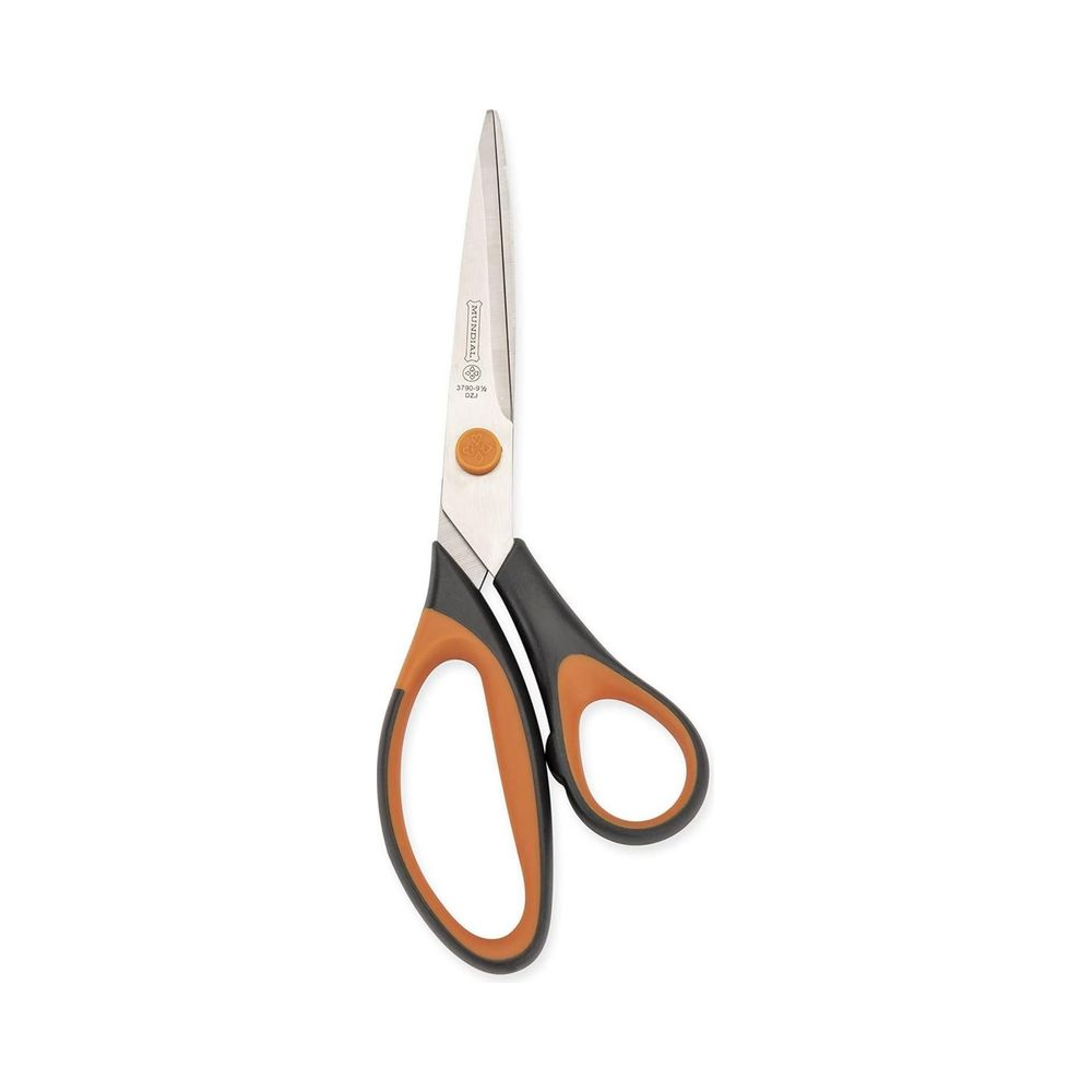 Tesoura de Costura A&ccedil;o Inox 22cm Mundial Laranja e Grafite