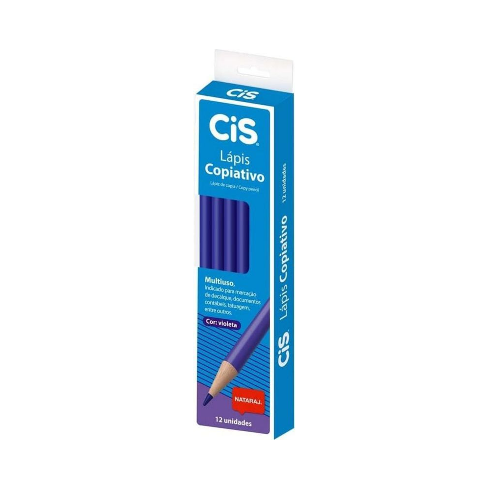 L&aacute;pis Copiativo Multiuso CIS Violeta 12 unidades