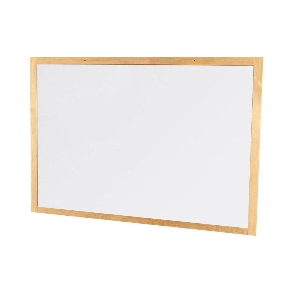 Quadro Branco Moldura Pinus 70x50cm Souza Madeira Branco
