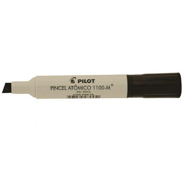 Pincel At&ocirc;mico Recarreg&aacute;vel 1100-M Pilot Marcador Permanente Preto Unit&aacute;rio
