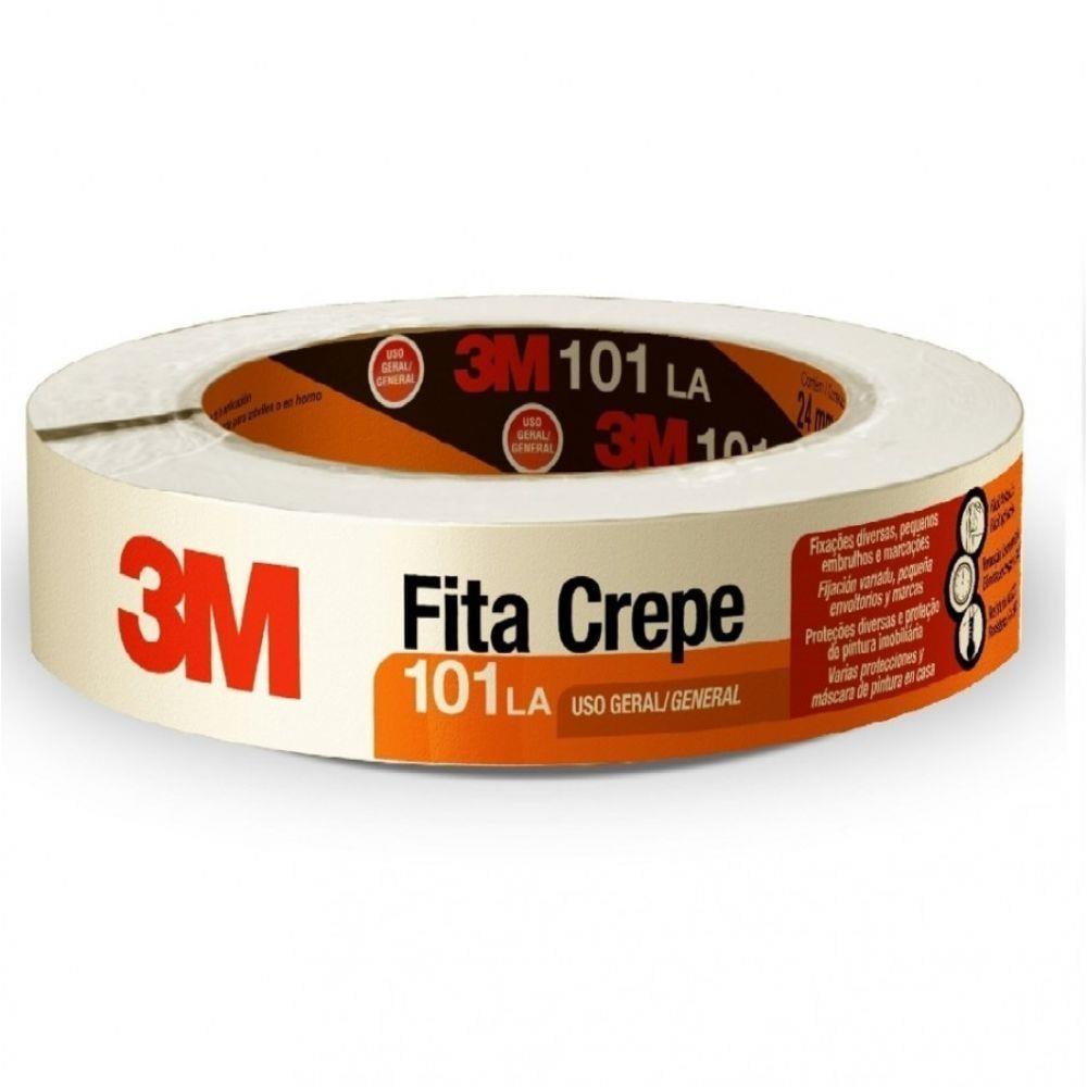 Fita Crepe 101LA 3M 24mm x 50m Unit&aacute;rio