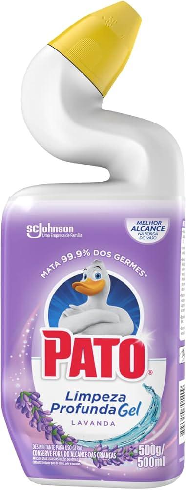 Desinfetante para Uso Geral Pato Limpeza Profunda Gel Lavanda 500ml