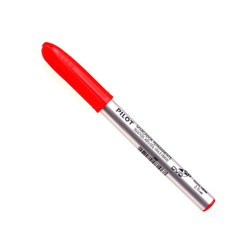 Marcador Permanente 2.0mm Pilot Vermelho