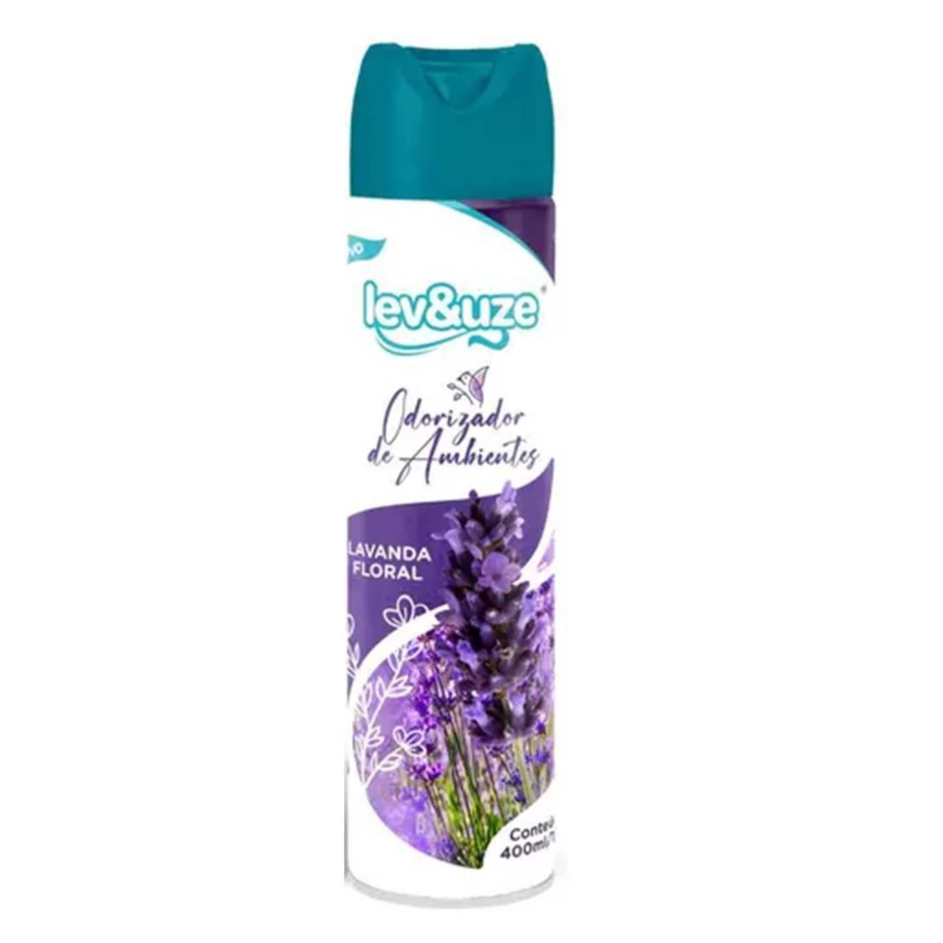 Odorizador de Ambientes Levuse Lavanda Floral 400ml Unit&aacute;rio