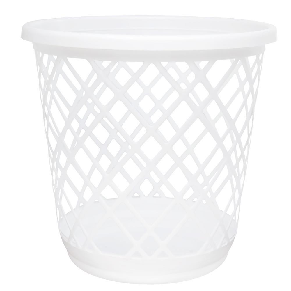 Cesto Pl&aacute;stico Telado 10L Jaguar Branco Unit&aacute;rio