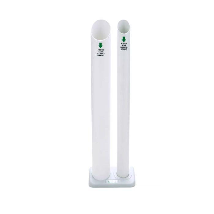 Dispenser para Descarte Copo Caf&eacute; Duplo Trilha T-1005CC Unit&aacute;rio