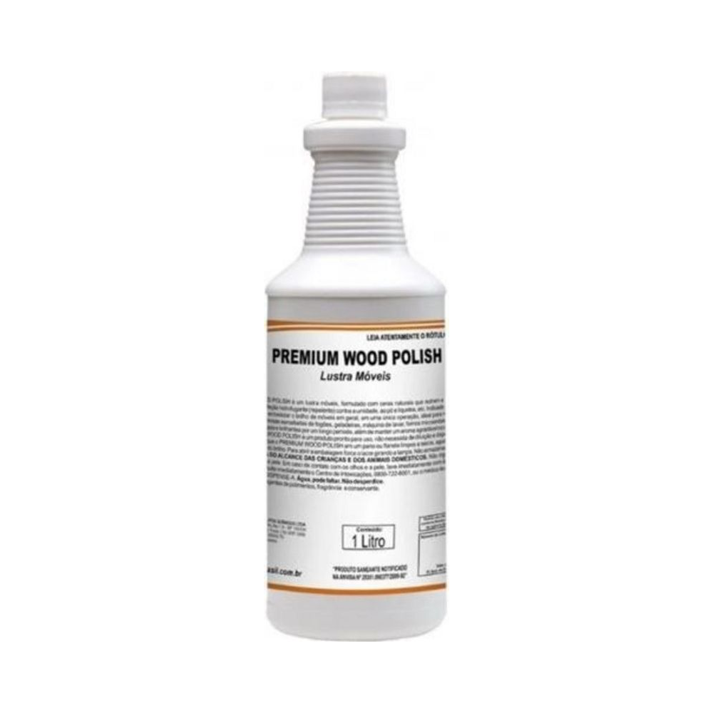 Limpa M&oacute;veis Spartan Premium Wood Polish 1 litro Unit&aacute;rio