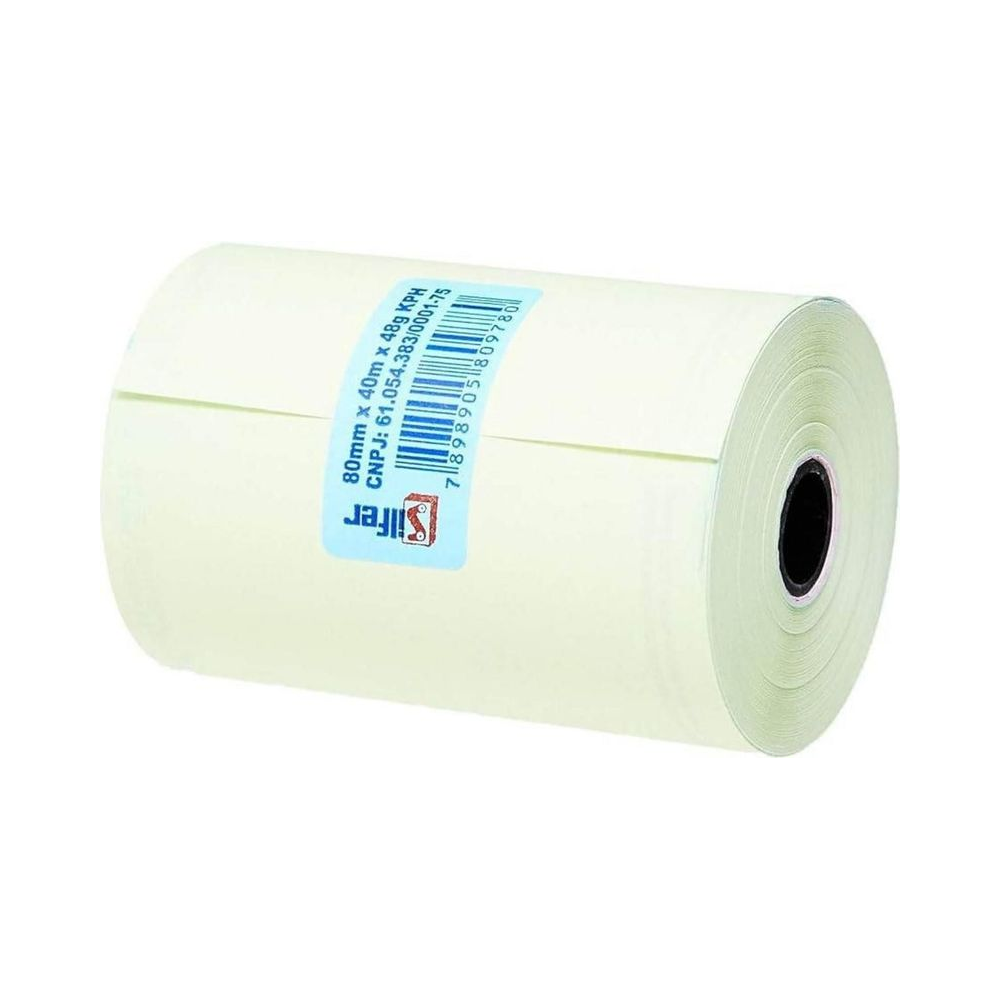 Bobina T&eacute;rmica 80mm x 40m 48g/m&sup2; Silfer Unidade