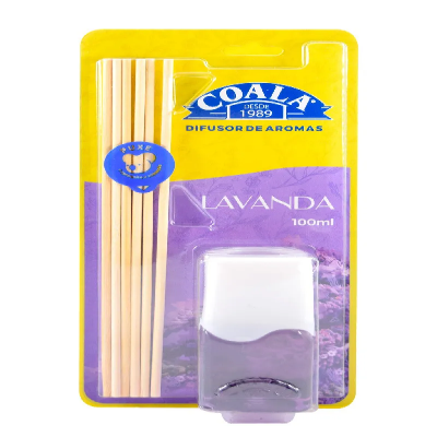 Difusor de Ambientes 5 varetas Coala Lavanda 100ml Unit&aacute;rio