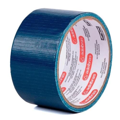 Fita Silver Tape Adelbras Azul 48mm x 5m Unit&aacute;rio