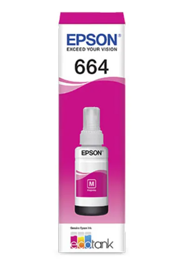 Garrafa de Tinta 664 Epson Magenta 70ml