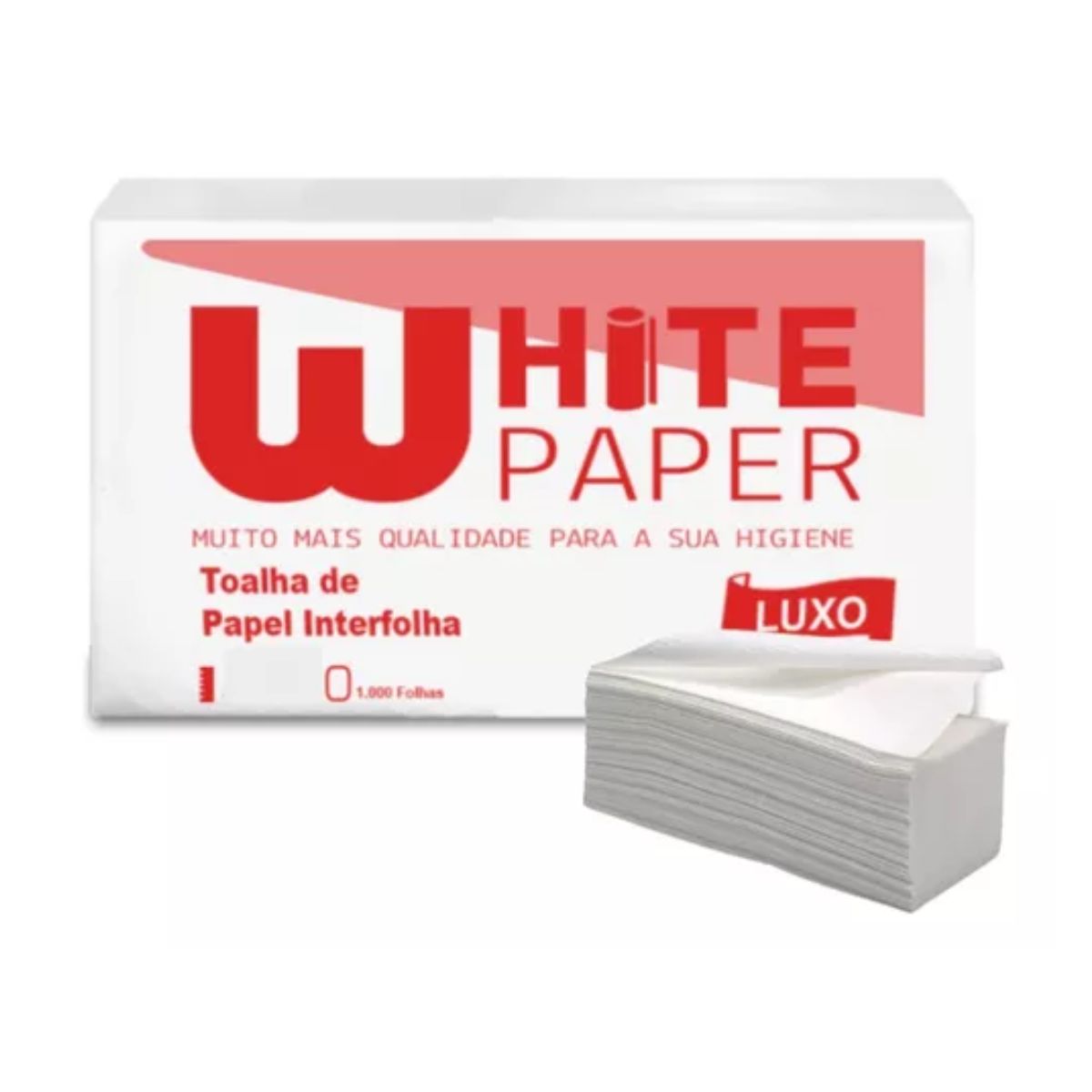 Papel Interfolha 2 Dobras 20x21 Luxo 1000FL