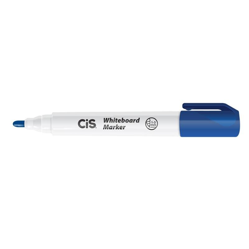 Marcador de Quadro Branco CIS Azul Unit&aacute;rio