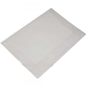 Pasta com Aba Polipropileno Mini 185mm x 245mm Polibras Cristal