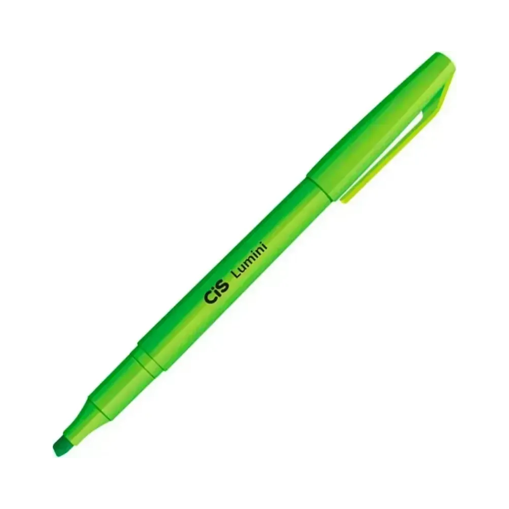 Caneta Marca-Texto Lumini Cis Verde