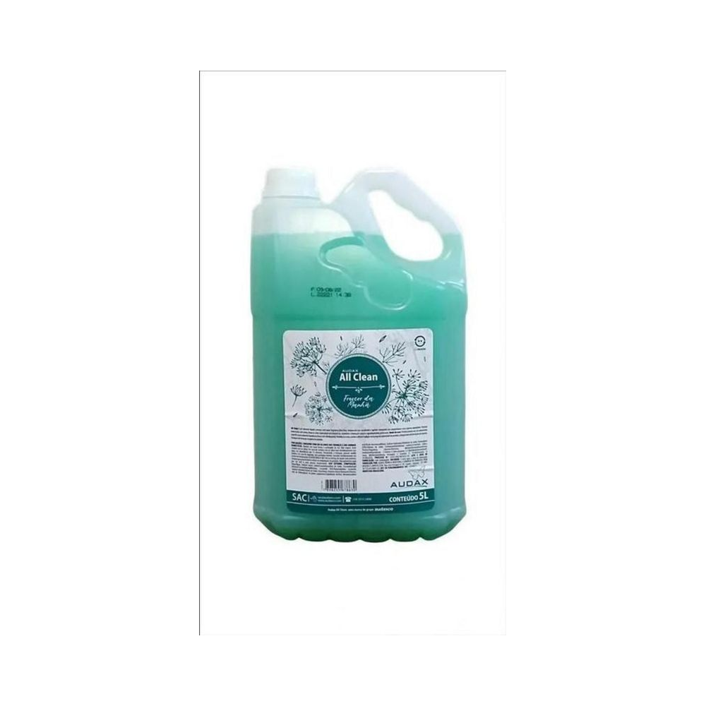 Sabonete L&iacute;quido Audax All Clean Frescor da Manh&atilde; 5 litros