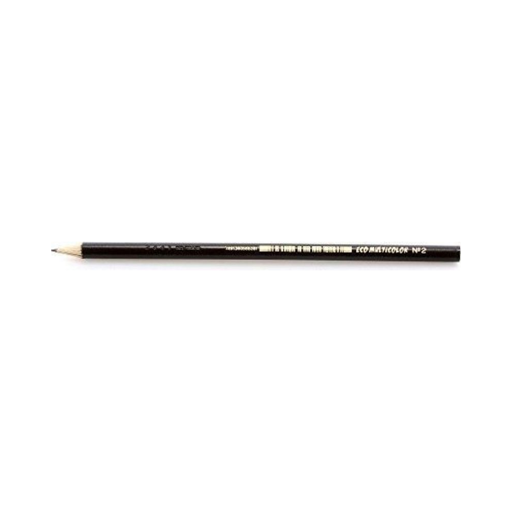 L&aacute;pis Preto Sextavado Multicolor Super Eco N.2 - Unit&aacute;rio