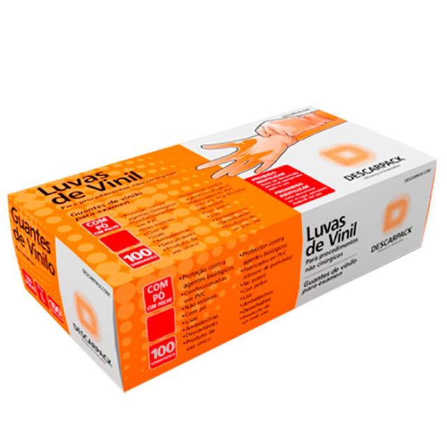 Luva ViniFlex M Vabene Antial&eacute;rgica Colorida 100 Unidades