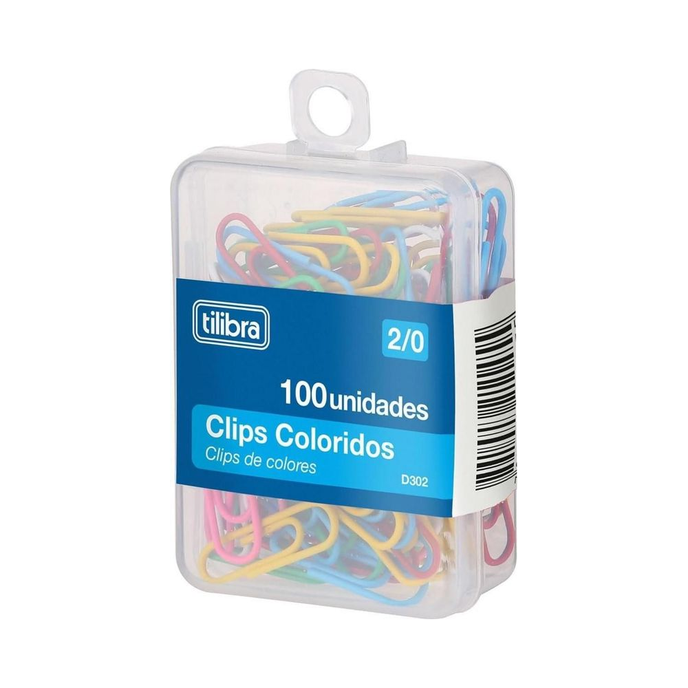 Clips Nylon D302 Tilibra 29mm Colorido