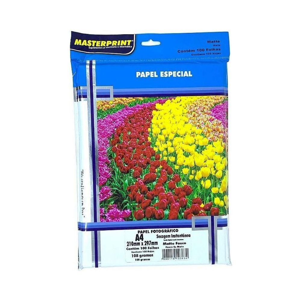 Papel Fotogr&aacute;fico A4 230g/m&sup2; Masterprint Matte