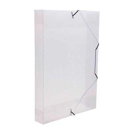 Pasta Aba El&aacute;stico 40mm Cristal Line Dello