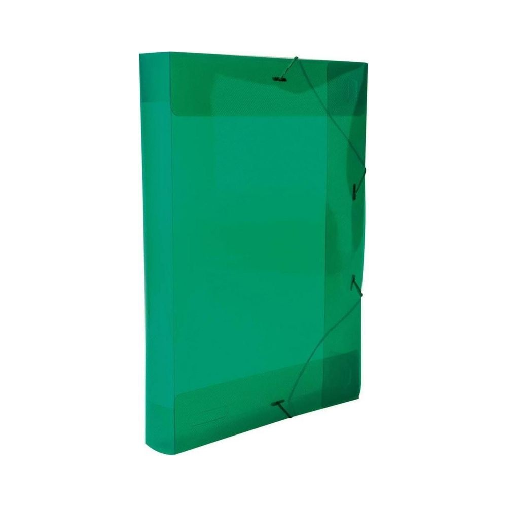 Pasta Aba El&aacute;stico 40mm Of&iacute;cio ACP Verde 335mm x 245mm x 40mm