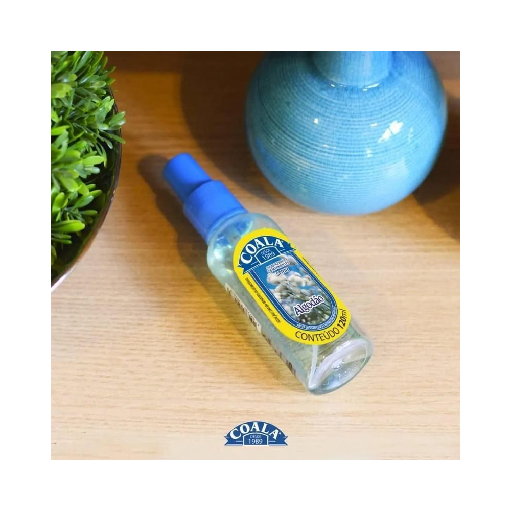Odorizante de Ambientes Aerossol Coala Algod&atilde;o 120ml