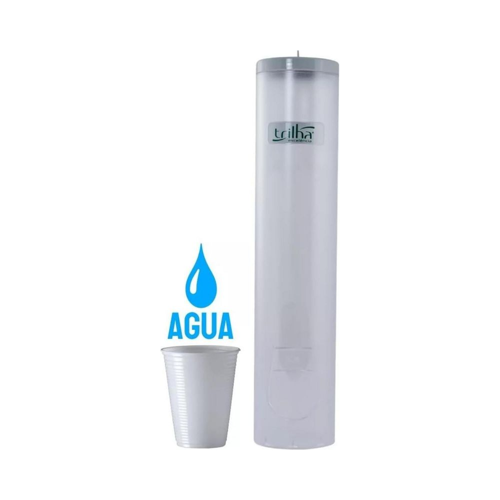 Dipenser Acr&iacute;lico Copo &Aacute;gua Trilha Excelence Cristal Unit&aacute;rio