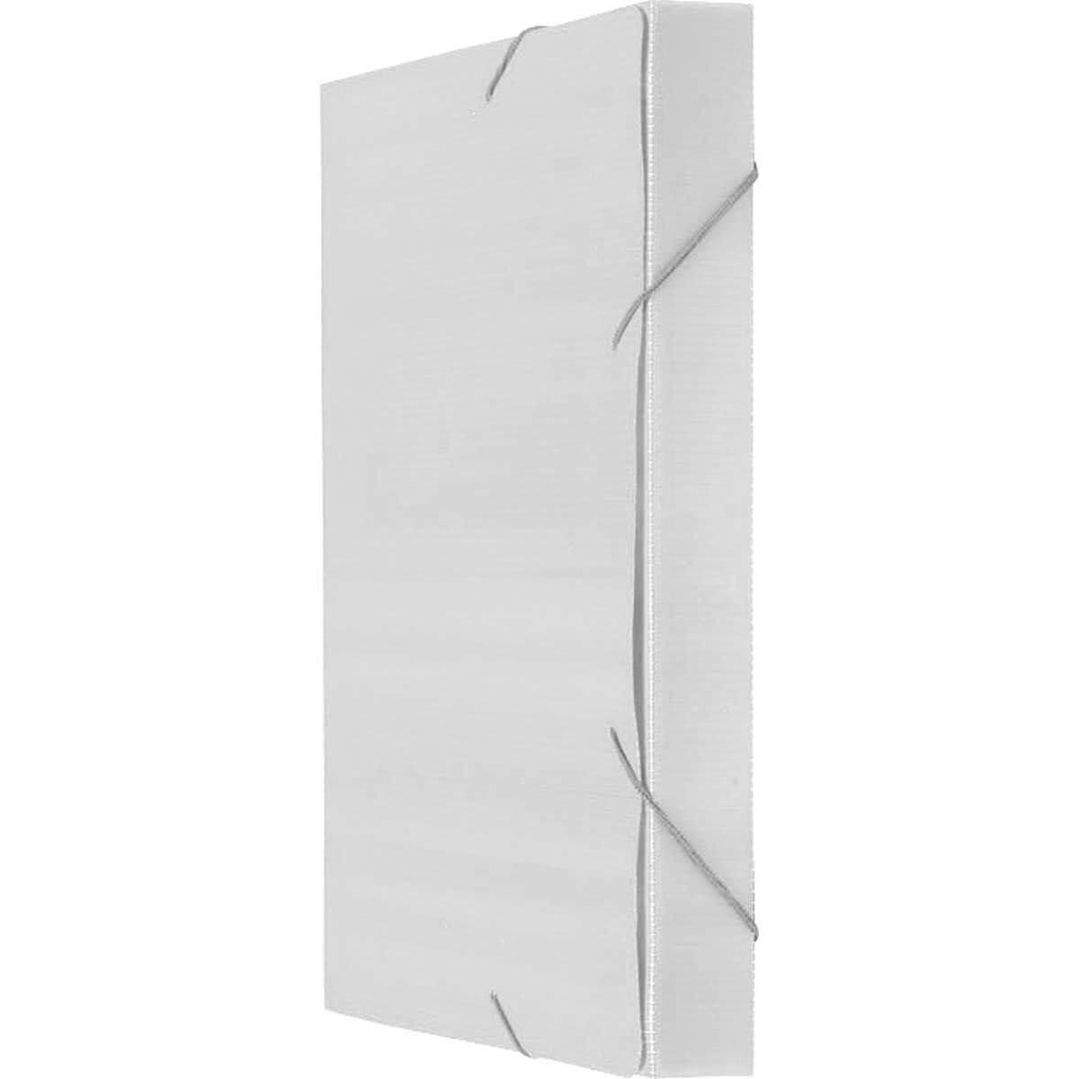 Pasta Escolar Polipropileno A4 35mm Polibras Transparente com El&aacute;stico