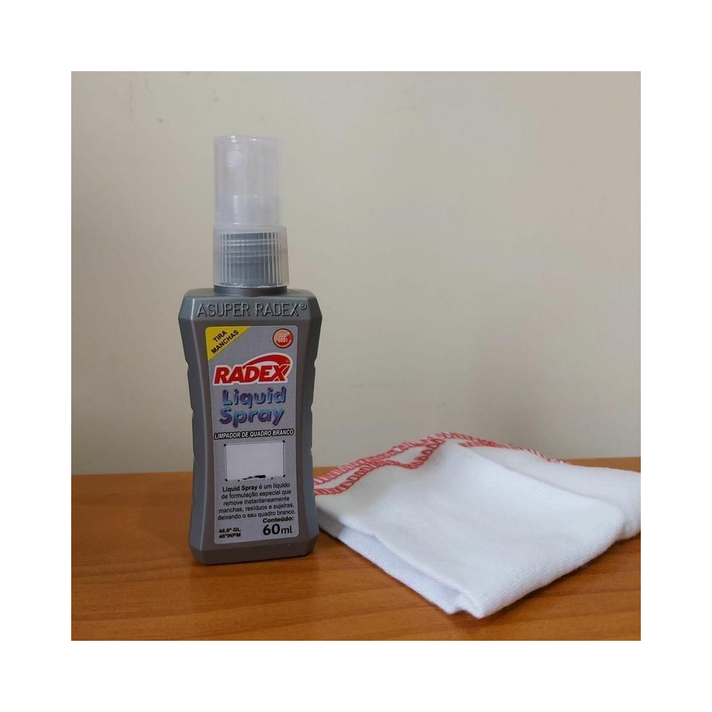 Limpador Quadro Branco 60ml Liquido 119 Radex